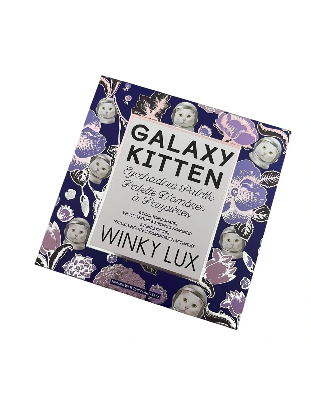 Winky Lux Galaxy Kitten Eyeshadow Palette – New – 9 Cool-Toned Shades